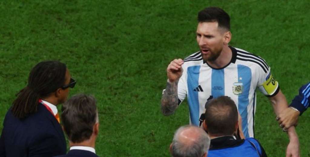 Lionel Messi se sacó toda la bronca y cargó contra Van Gaal 