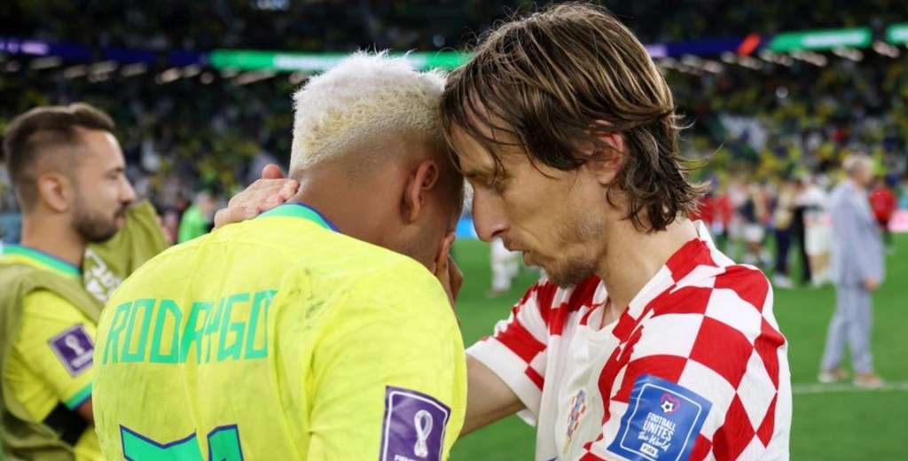 Es un crack absoluto: la frase de Luka Modric a Rodrygo tras fallar su penal