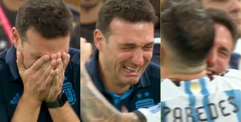 Para llorar al verlo: la emoción de Scaloni por ser campeón del mundo