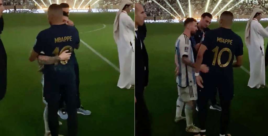 Gesto ejemplar: Messi fue a saludar a Mbappé después del partido