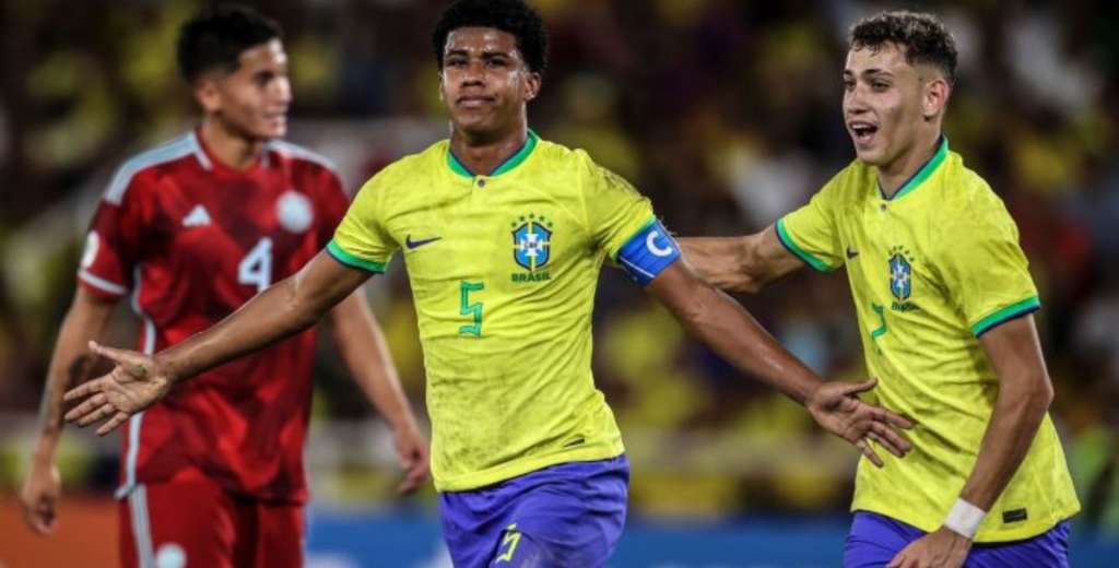 Brasil y Colombia igualaron 1-1: Argentina sigue con vida en el Sudamericano Sub 20