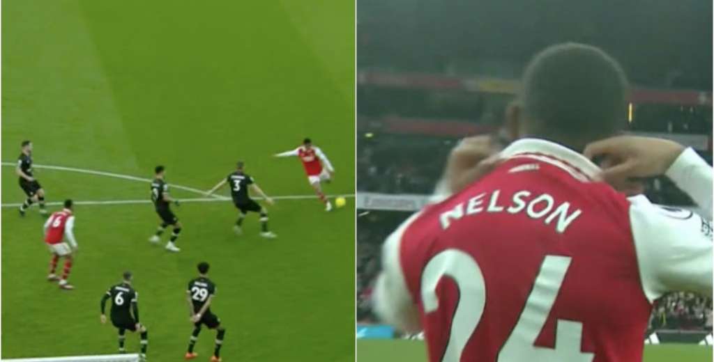 Hazaña, épico: Arsenal remonta un 0-2 al minuto 98 con un golazo de Nelson