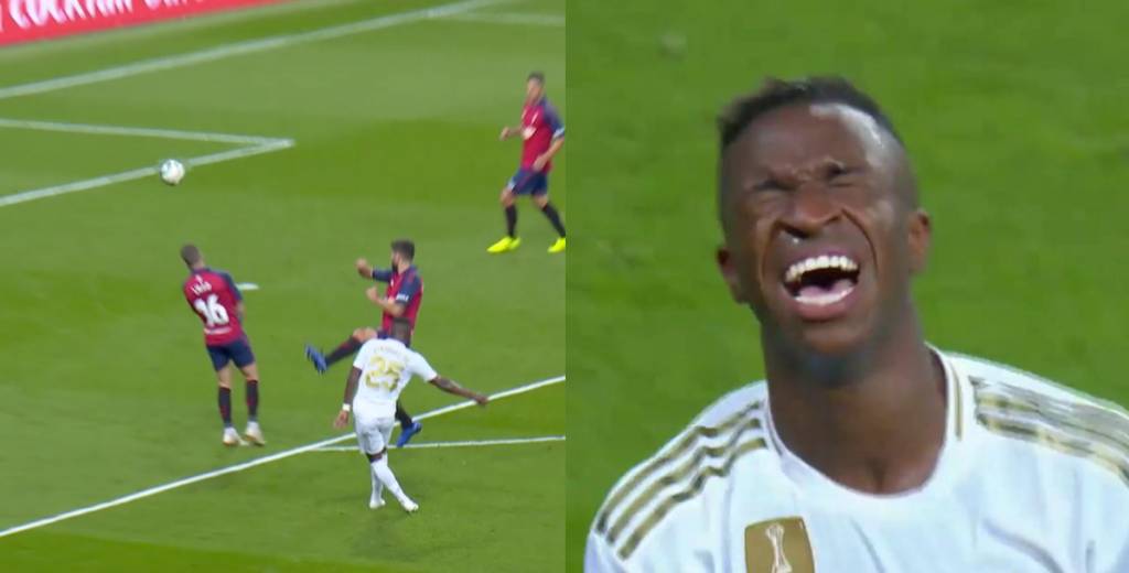 Vinicius Jr anotó su primer gol con el Real Madrid y se puso a llorar
