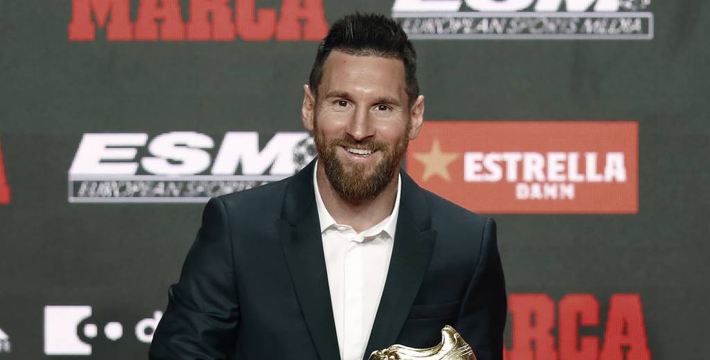 Messi ganó su sexta Bota de Oro: "Lo más importante es la Liga"