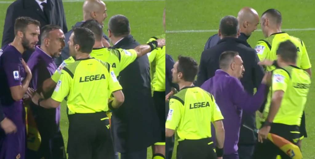 Ribéry agredió a un árbitro y le dieron una sanción durísima