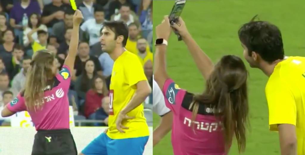 Es un partido de leyendas de Brasil, amonesta a Kaká y se toma una selfie con él