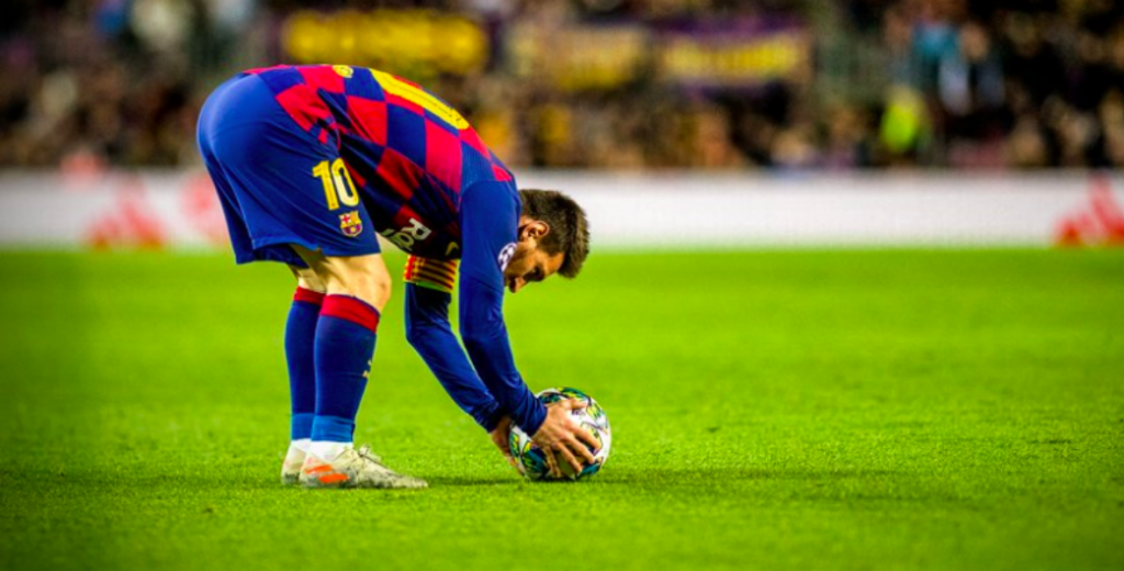 Irrepetible: Leo Messi marcó dos goles iguales de tiro libre en cinco minutos