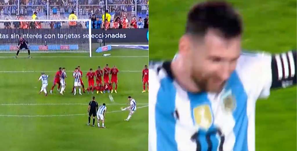 Histórico: Messi llegó a los 800 goles con este golazo de infernal tiro libre