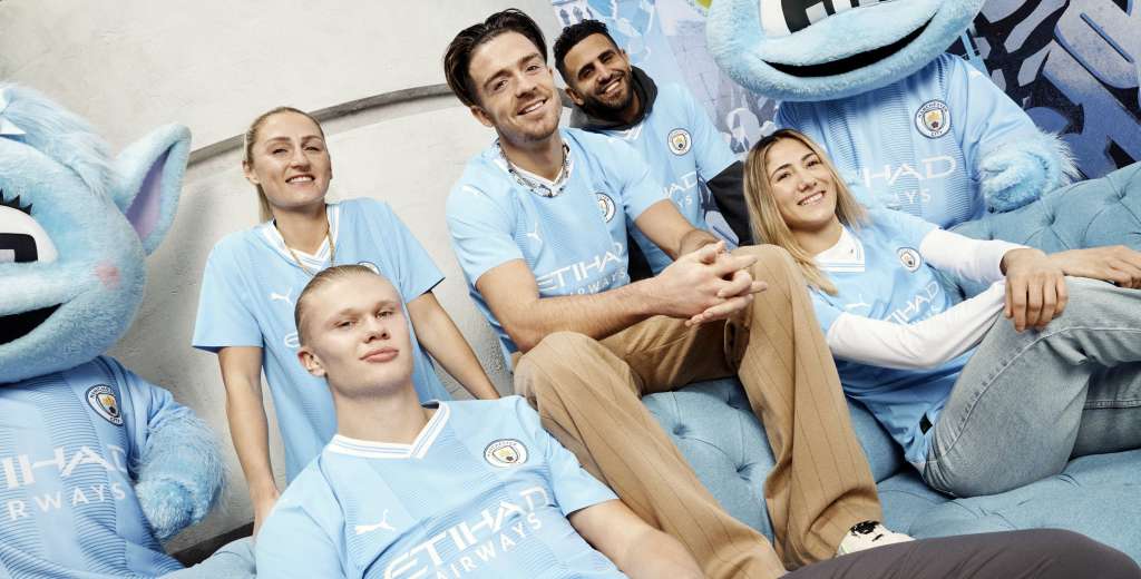 Puma lanzó la nueva camiseta del Manchester City para 2023-24