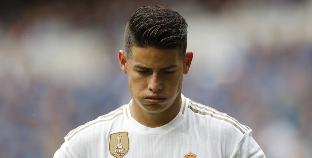 El derrumbe de James: se iría del Real Madrid a un club chico de Europa