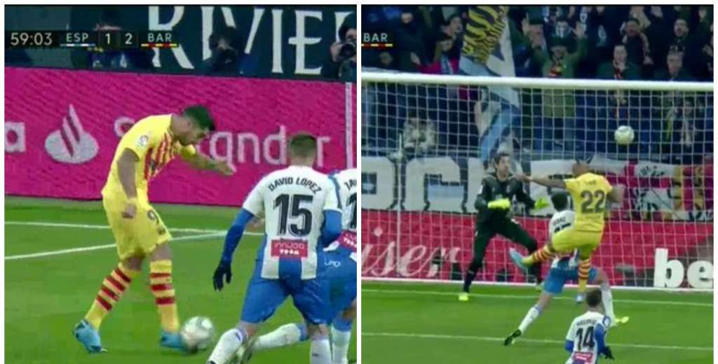 Luis Suárez y un pase gol descomunal para un golazo de Vidal