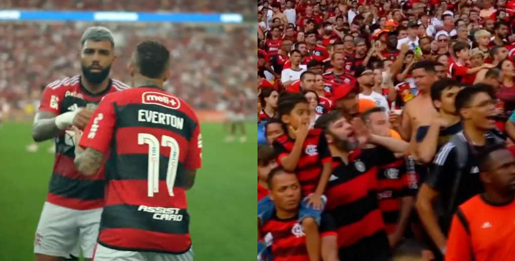 Miren bien: la hinchada del Flamengo se cansó y le gritó de todo a Gabigol