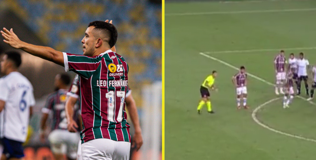 Hizo un tiro libre para cerrar el Maracaná: la metió al ángulo para Fluminense