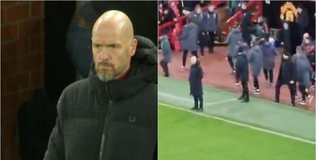El video devastador: la reacción de Ten Hag al perder 3-0 contra Bournemouth