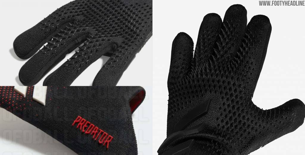 Los revolucionarios guantes de portero "Predator" de Adidas en negro 