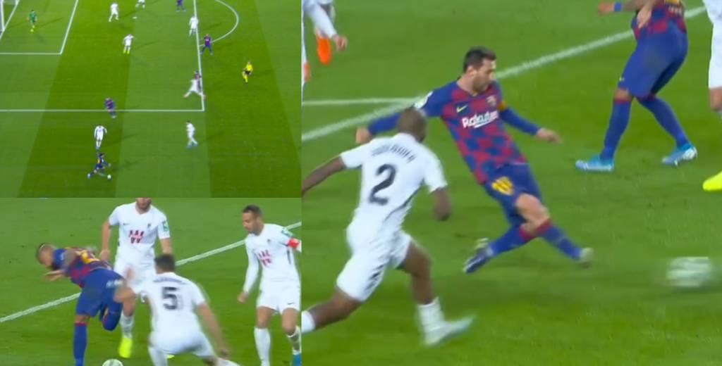 Riqui Puig la robó, Vidal la puso de tacó y Messi metió un golazo