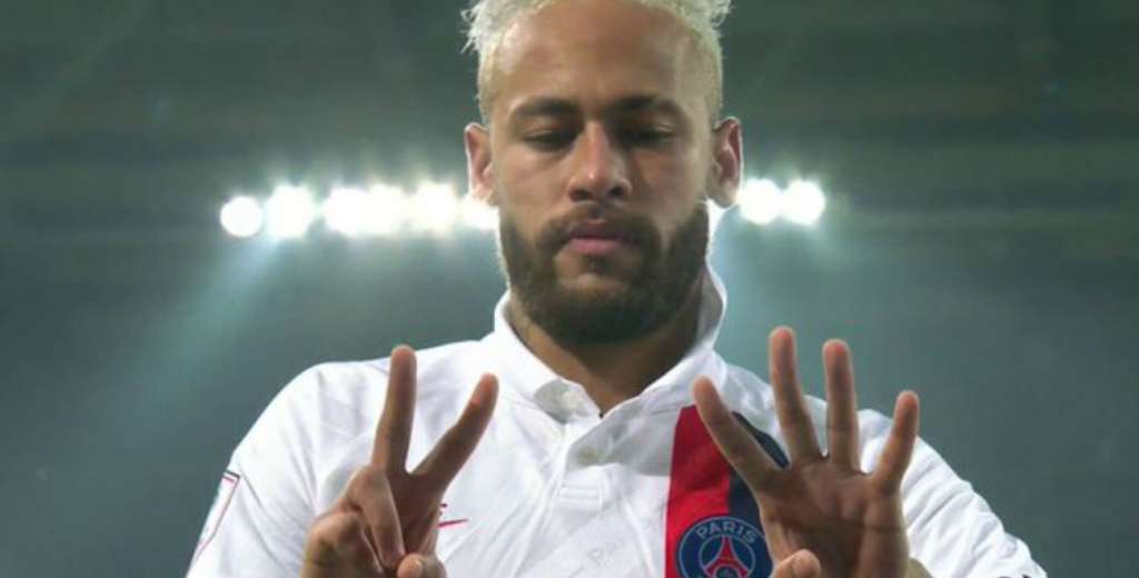 Neymar, al borde del llanto: marcó un golazo y se lo dedicó a Kobe Bryant