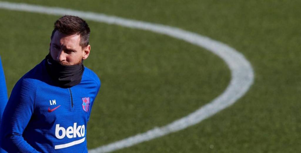 Messi se enojó con Riqui Puig y se fue de la práctica del Barcelona