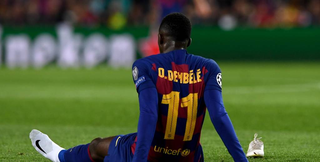 Dembélé se volvió a lesionar grave y no jugará más en la temporada
