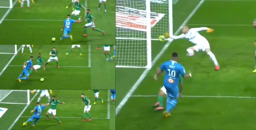 Dimitri Payet hizo el gol del año desde un ángulo imposible