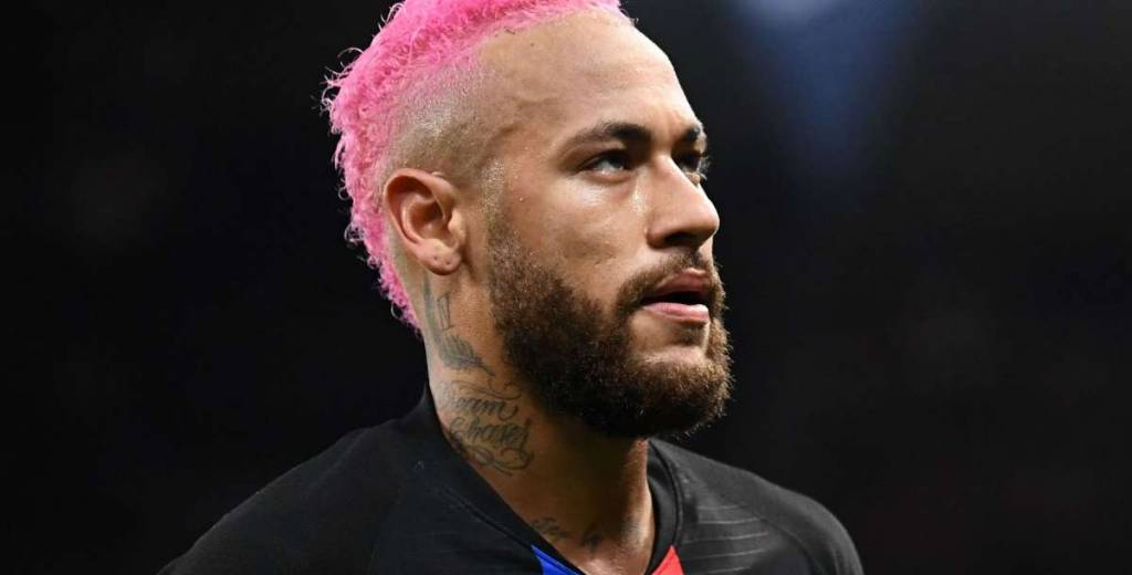 PSG llora: Neymar se lesiona el cuero cabelludo por teñirse de rosa