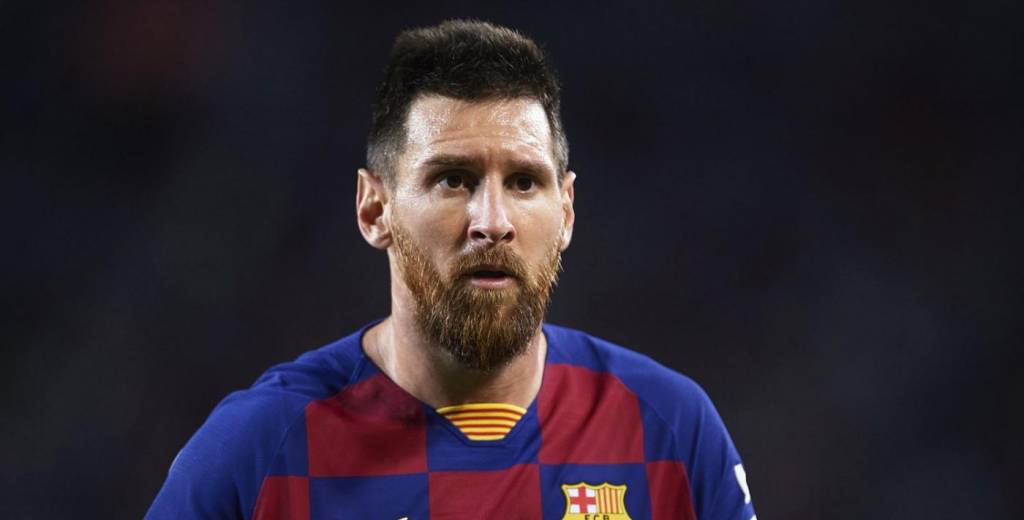Messi llegó a Italia y el presidente del Napoli lo llamó para contratarlo