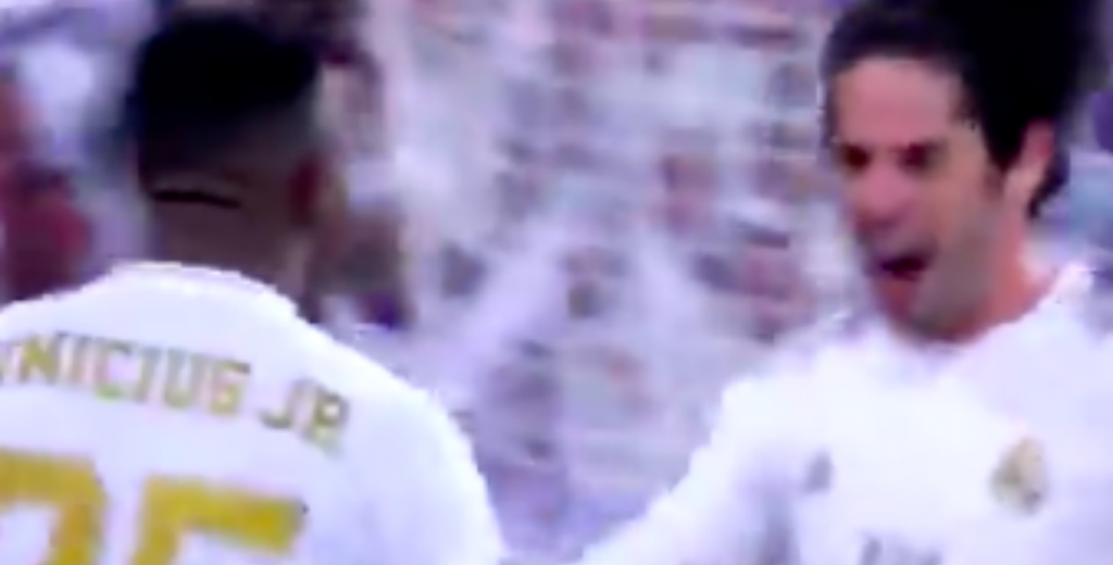 Vinicius hace explotar al Real Madrid: el espectacular pase gol a Isco
