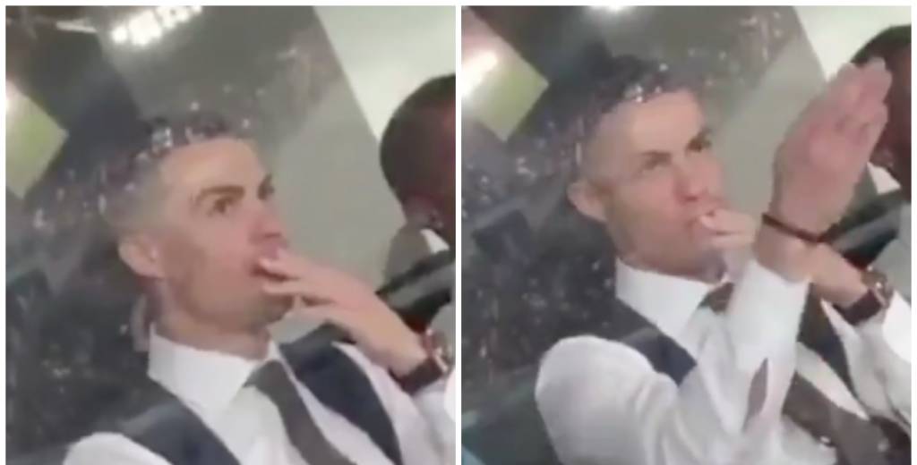 Cristiano se cansó de una hincha del Real Madrid que no dejó de filmarlo