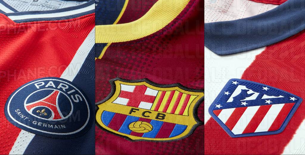 Nike no para: así son las camisetas 2020 del PSG, Barcelona y Atlético