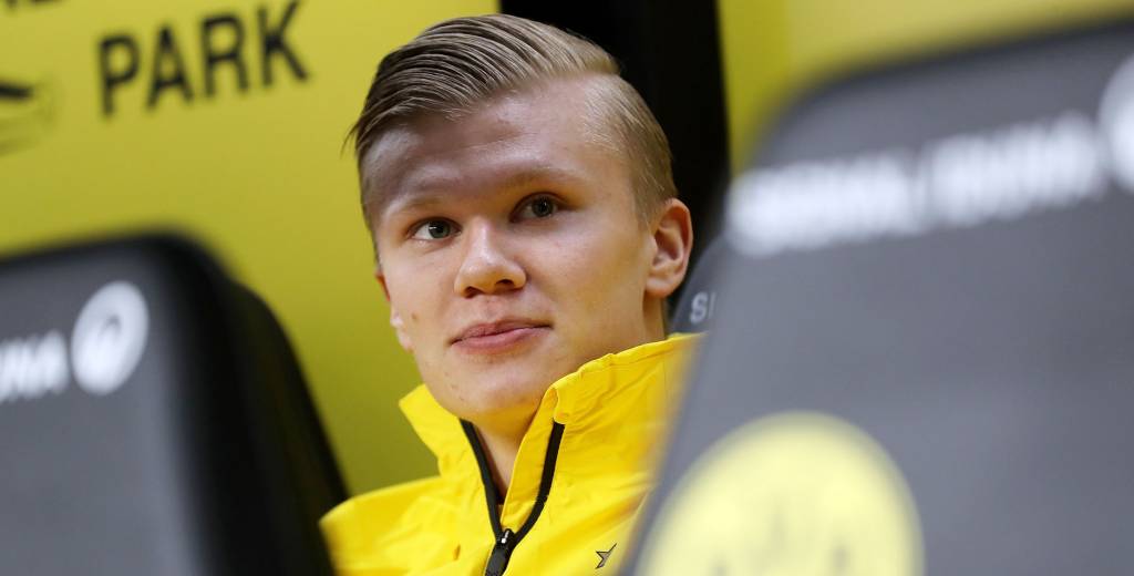 Haaland se rompe y golpazo al Dortmund: no jugará hasta el 2021